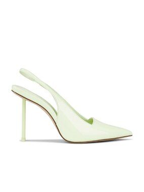 FEMME LA x REVOLVE G63 Slingback Pump in Celestial Sage green stiletto high heel